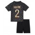 Billige Paris Saint-Germain Achraf Hakimi #2 Børnetøj Tredjetrøje til baby 2023-24 Kortærmet (+ korte bukser)